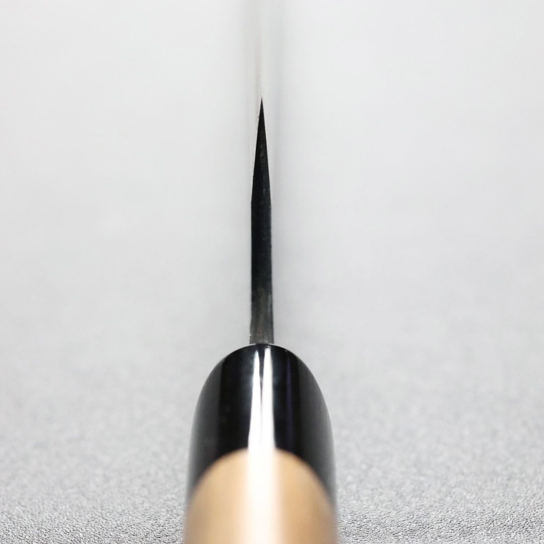 日野浦刃物司作牛刀210mm 白紙鋼流水飛紋