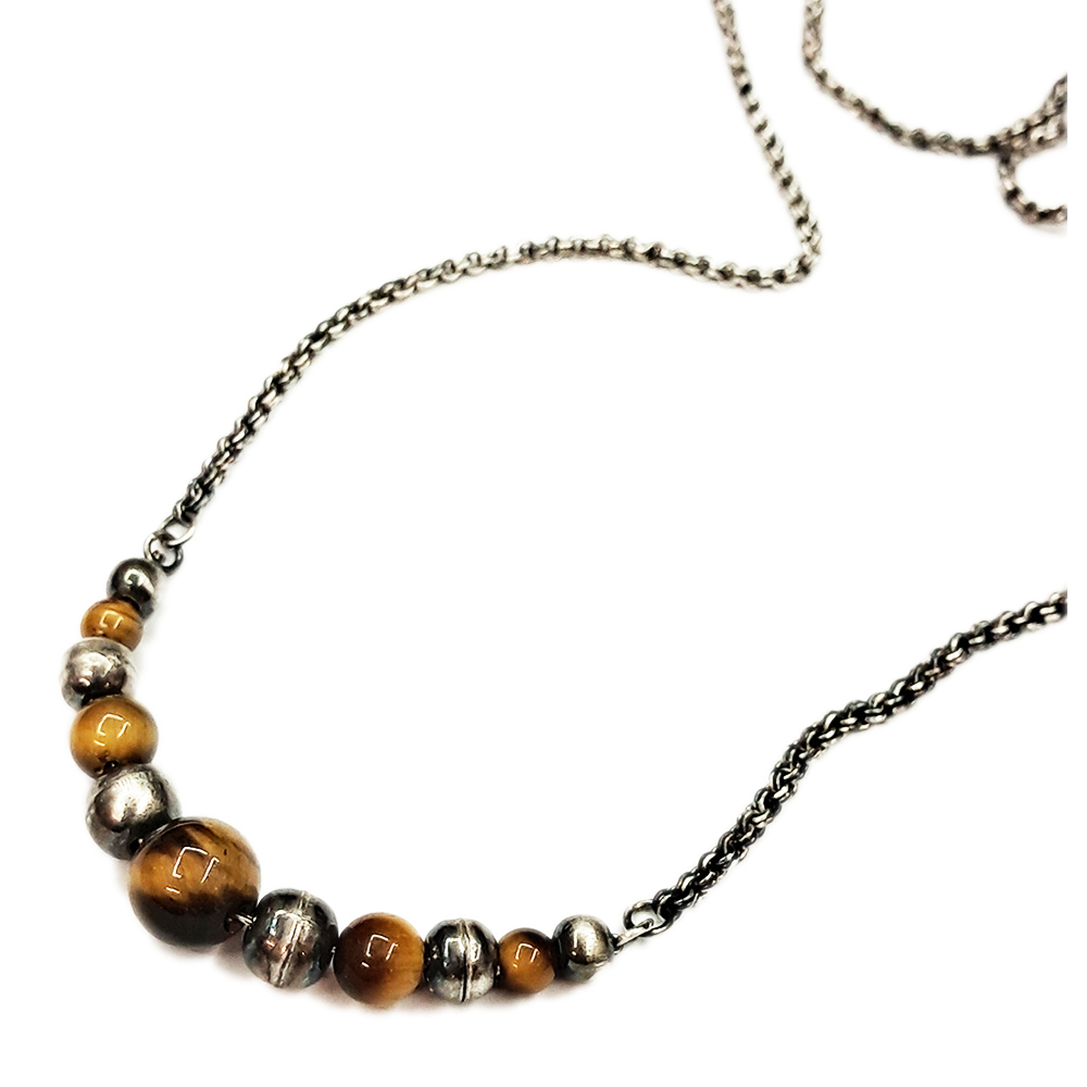 虎眼石{925銀}項鍊【十方】137767