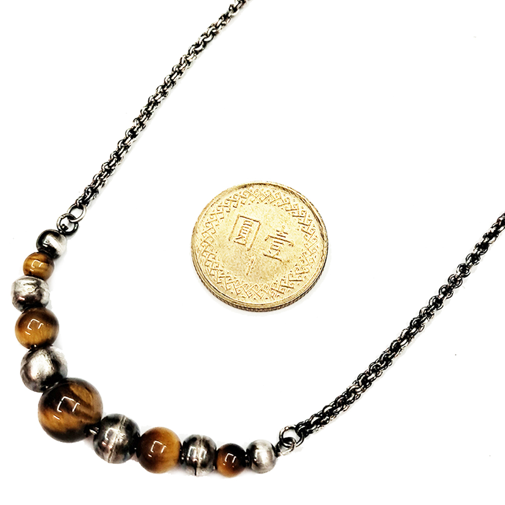 虎眼石{925銀}項鍊【十方】137767