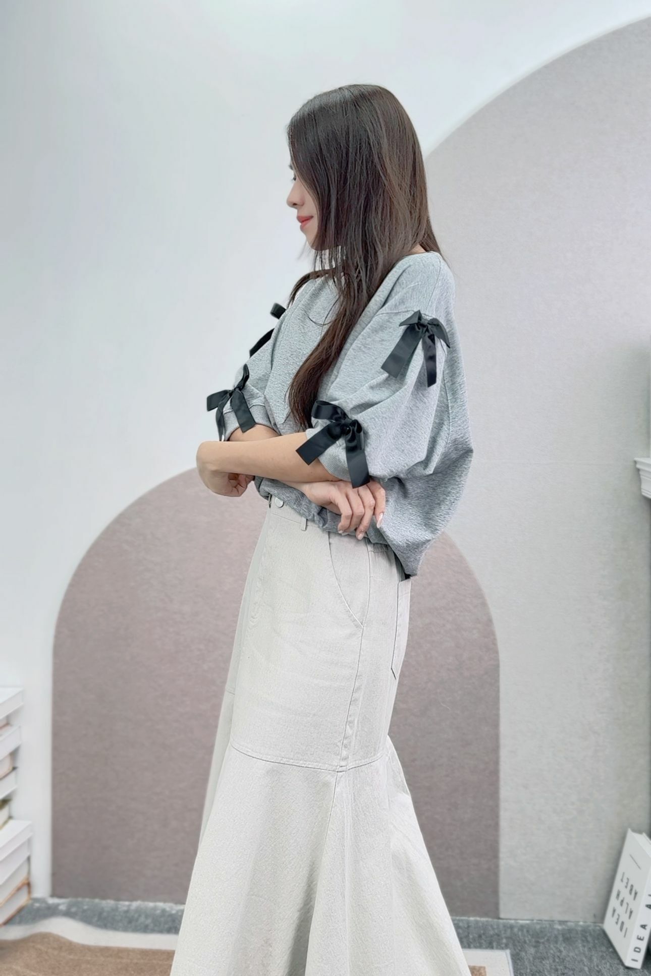 TOP#6310 🤍溫柔系蝴蝶上衣