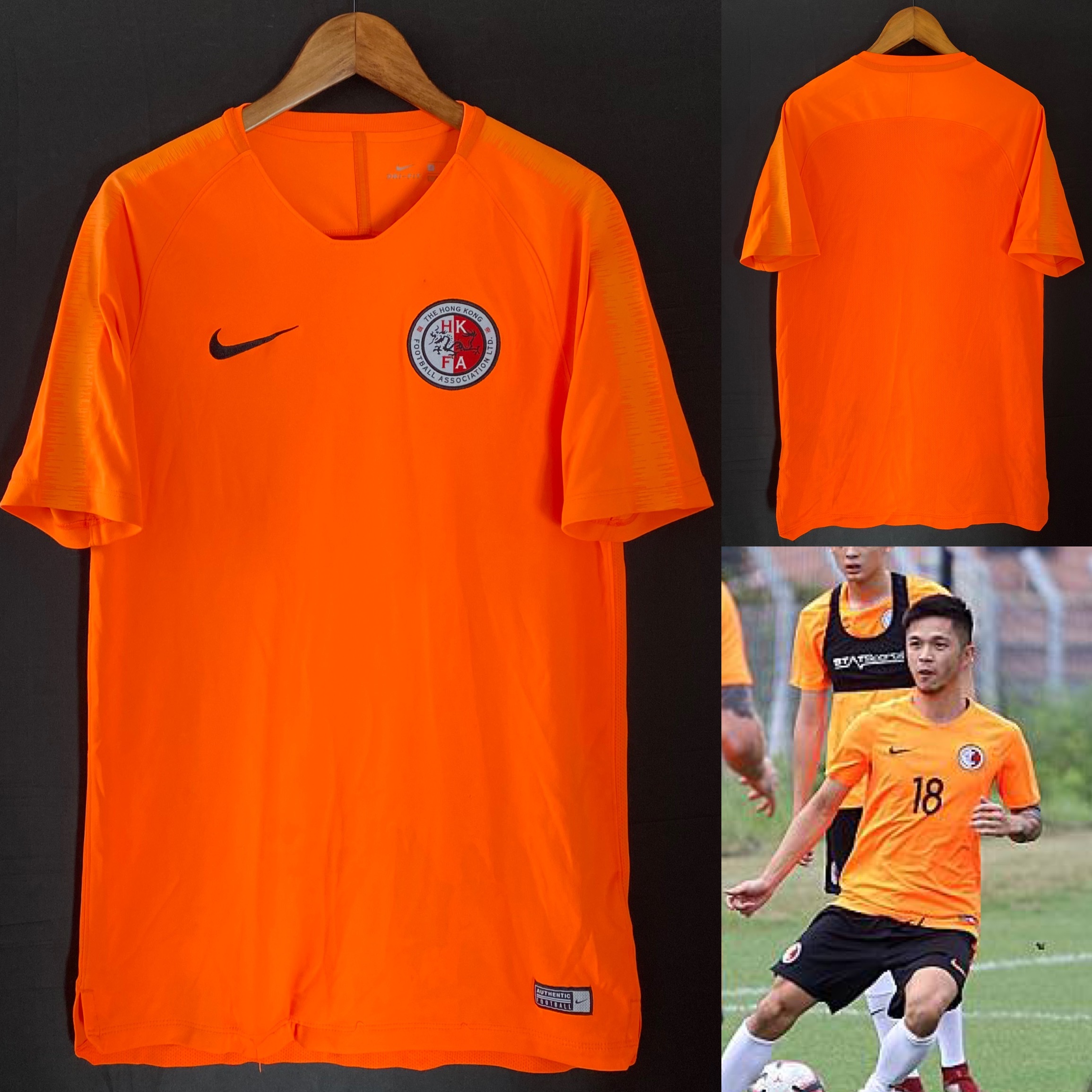 Hong Kong Football Team 2016 Nike match worn training shirt
