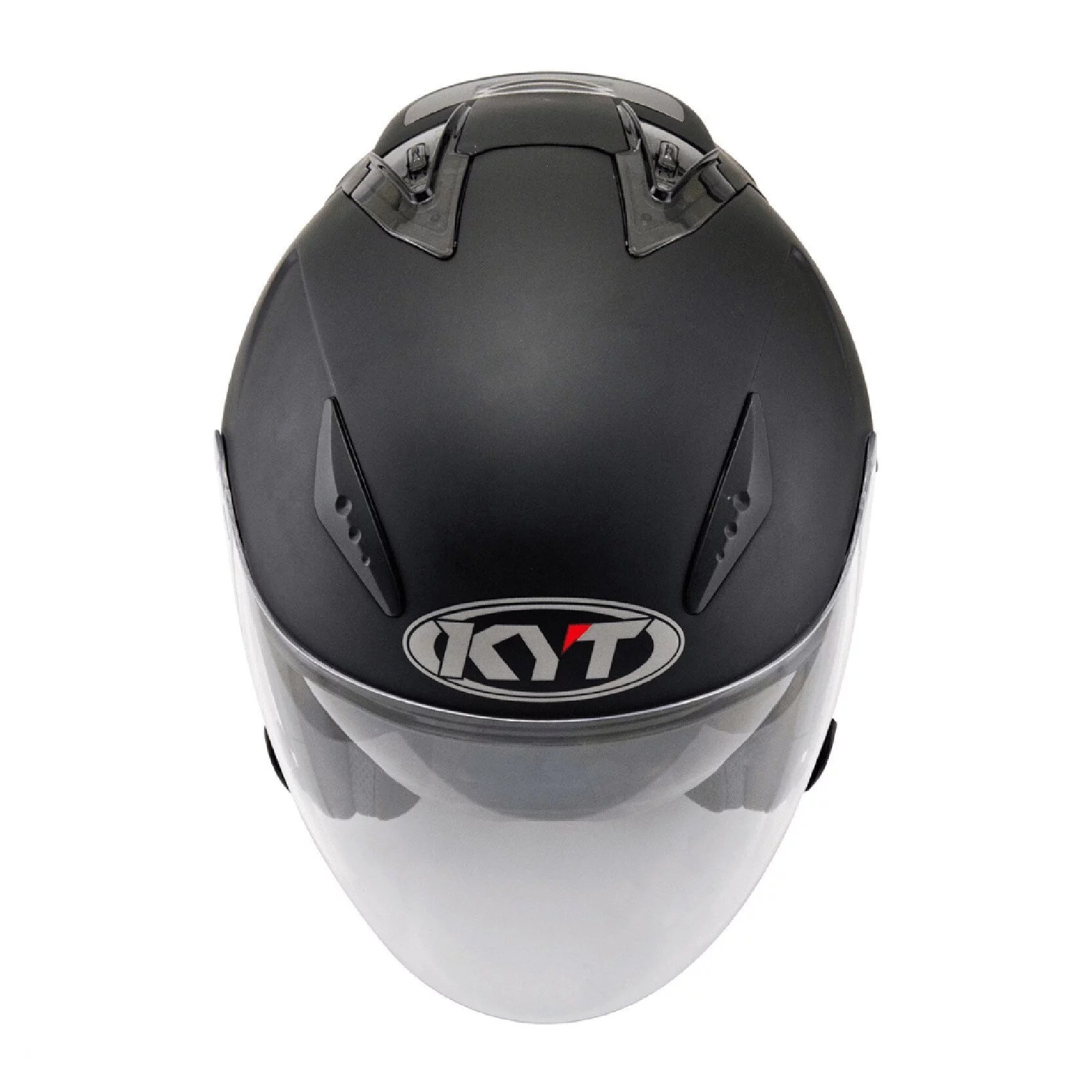 KYT DJ 消光黑  素色 內墨片帽款 3/4帽款