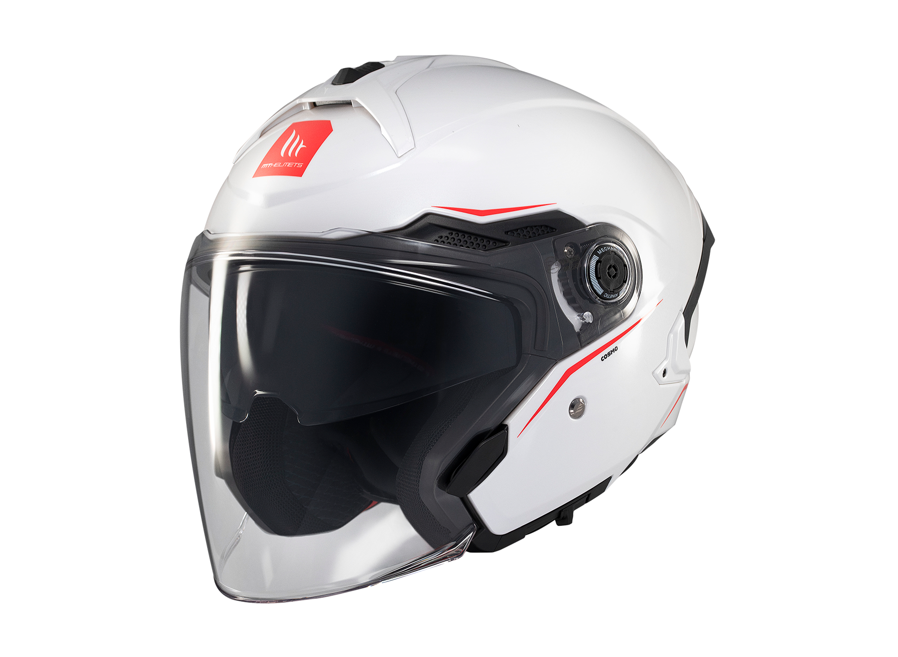 MT Helmet COSMO SV 星際 素色 珍珠白 3/4罩 安全帽 亞版