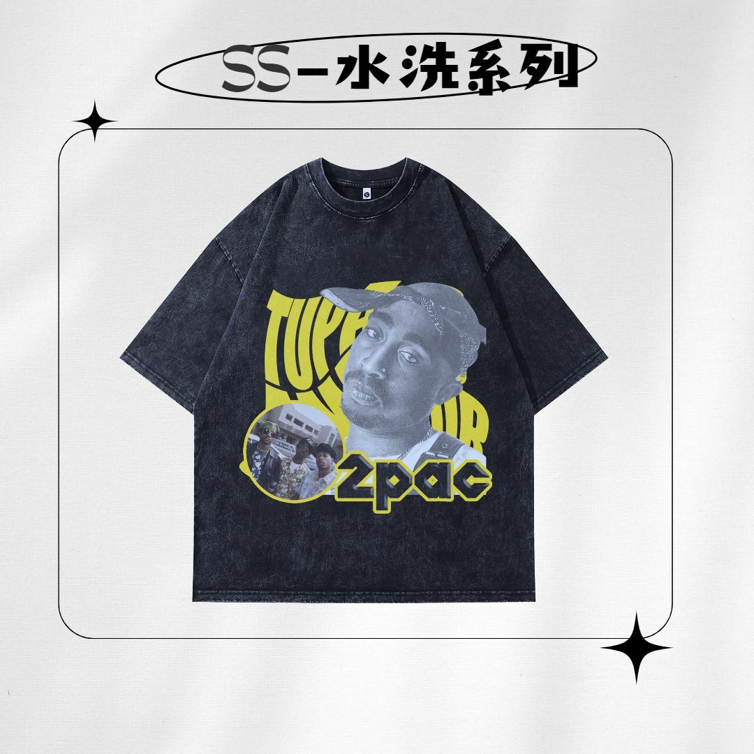 【SS 預購】美式系列 人像元素 水洗短袖上衣