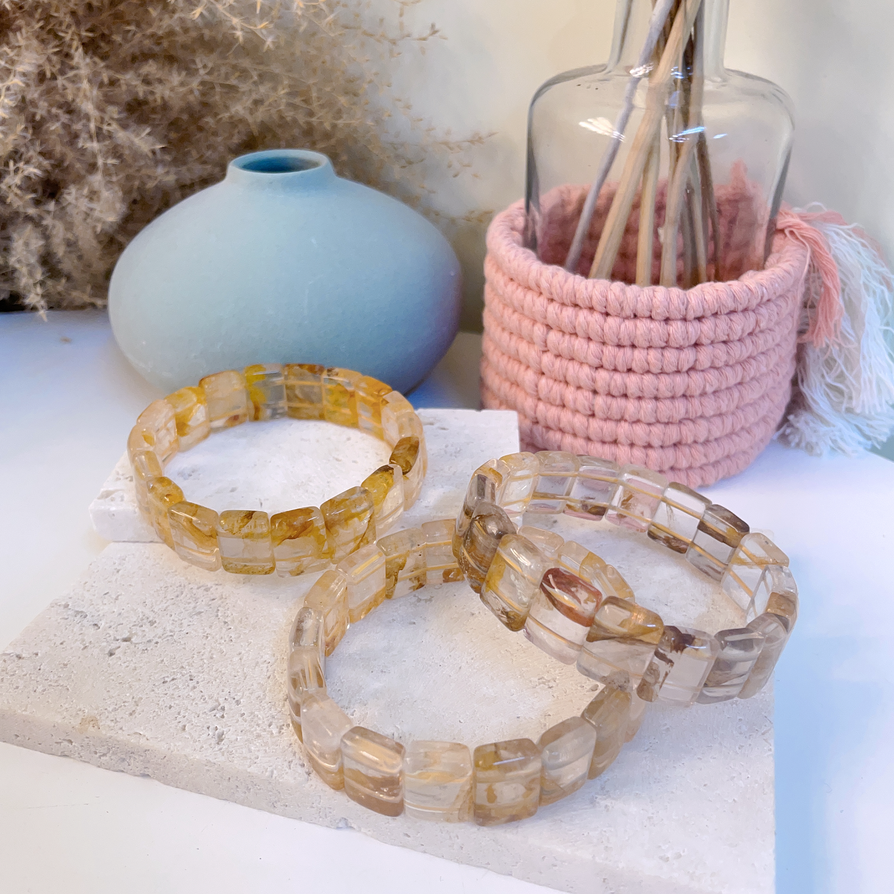 ❤️$120 黃膠花手排 15mm