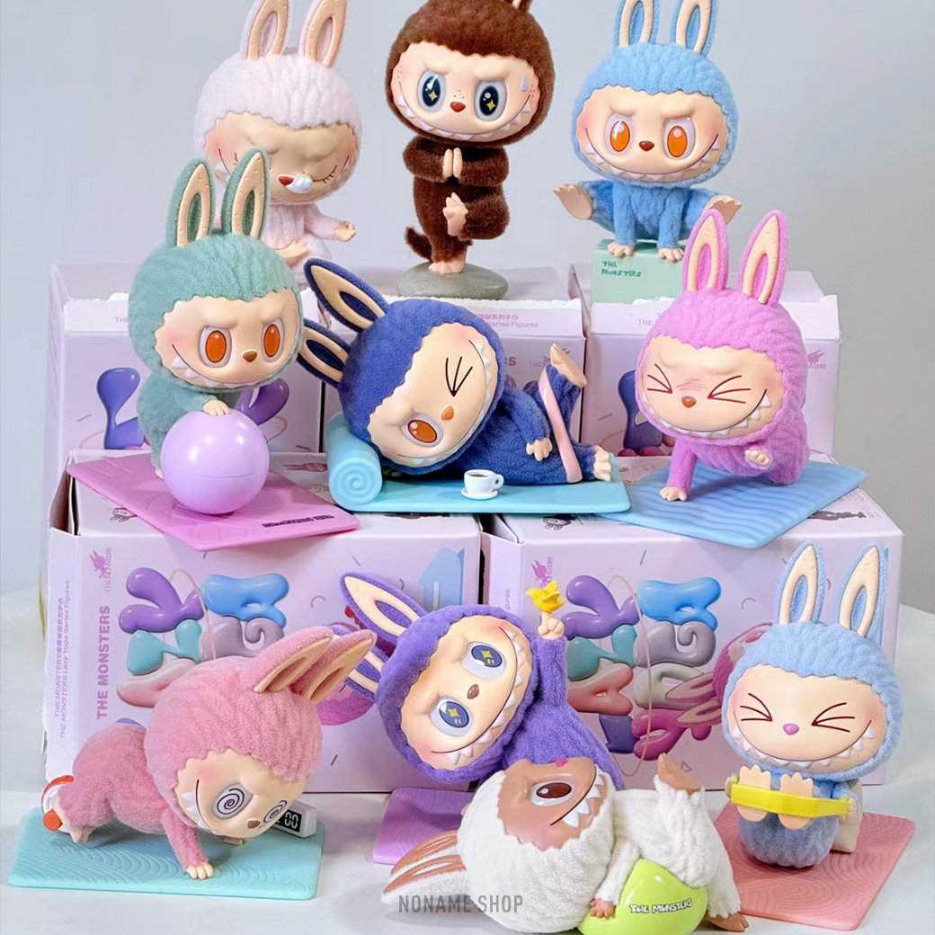 POPMART 泡泡瑪特 THE MONSTERS LABUBU  LAZY YOGA 拉布布 慵懶 瑜珈 系列 手辦 盲盒 公仔