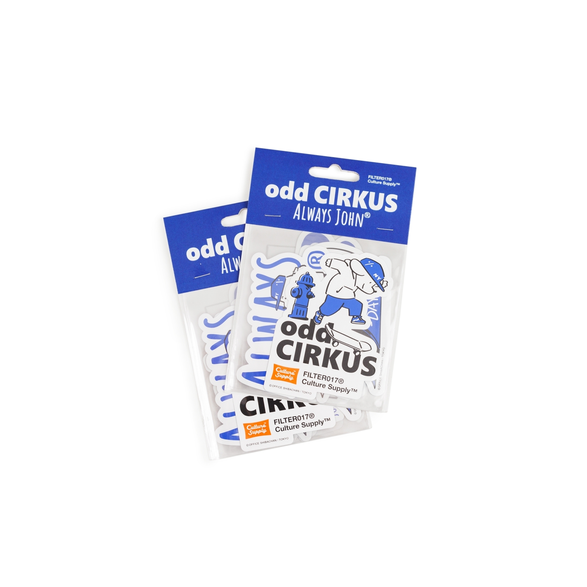 Filter017 odd X JOHN圖像貼紙包(8入)