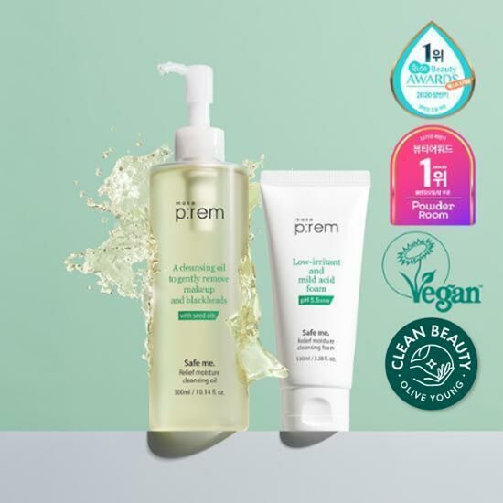 Make P:rem Safe Me. Relief Moisture Cleansing Oil 300ml [Olive Young Planning Set]