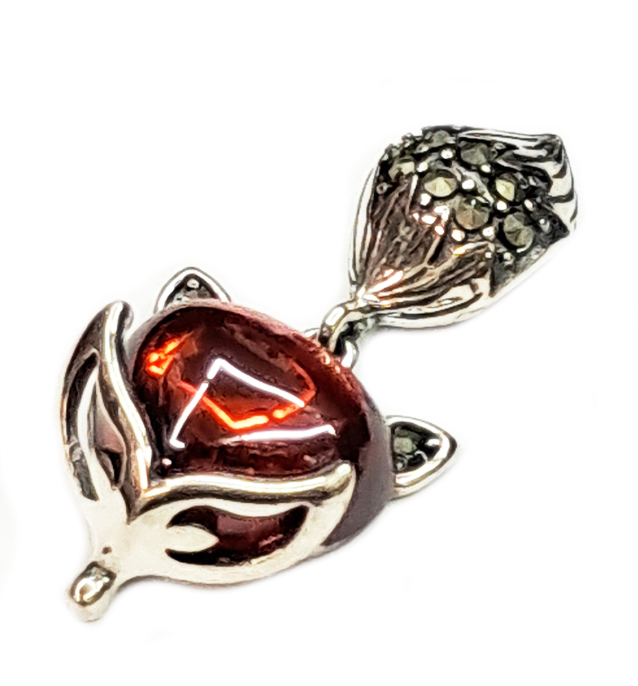 鋯石925純銀好人緣狐狸 墜飾【十方】147656