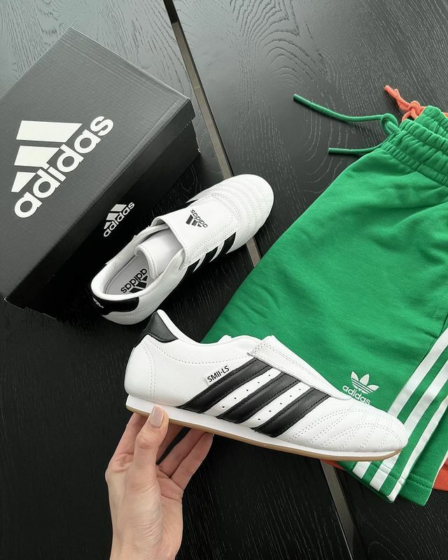 ADIDAS TAEKWONDO 白色 懶人鞋 足球鞋 跆拳道鞋 男女鞋 JQ4774 / 調貨