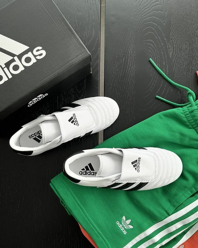 ADIDAS TAEKWONDO 白色 懶人鞋 足球鞋 跆拳道鞋 男女鞋 JQ4774 / 調貨