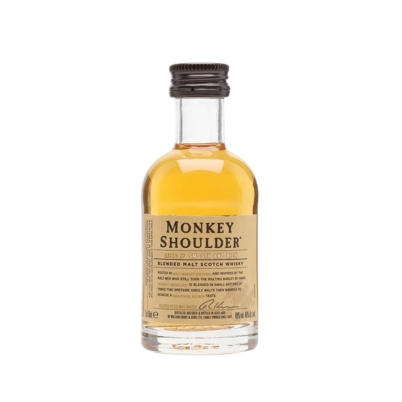 三隻猴子三重麥芽威士忌50ml(小樣酒)