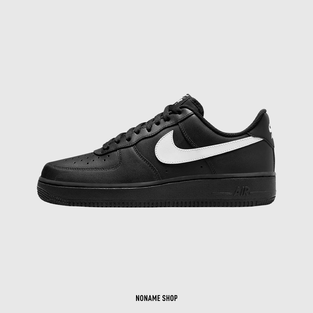 NIKE AIR FORCE 1 "BLACK/WHITE" 黑白 黑底白勾 小AMBUSH (男鞋)