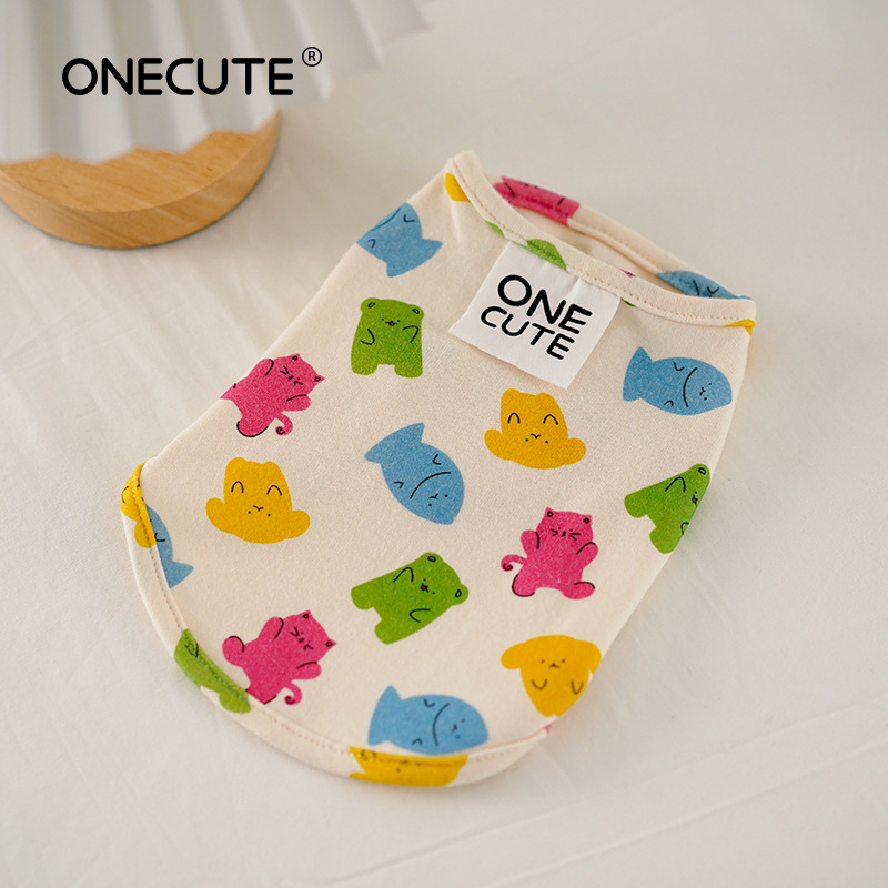 ONECUTE宠物衣服 薄款印花T SHIRT