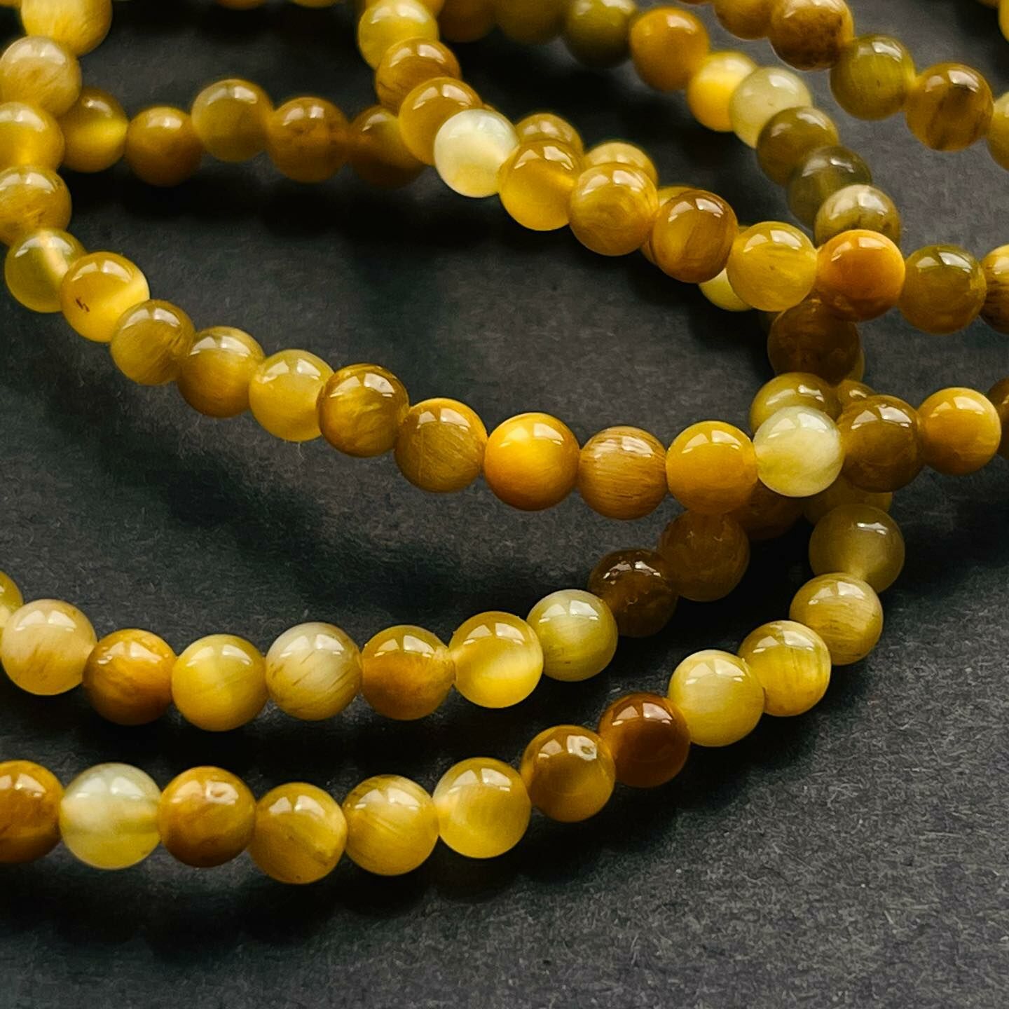 [原石] 玉化虎眼石 水晶手串 黃色水晶手串 黃色水晶手鏈