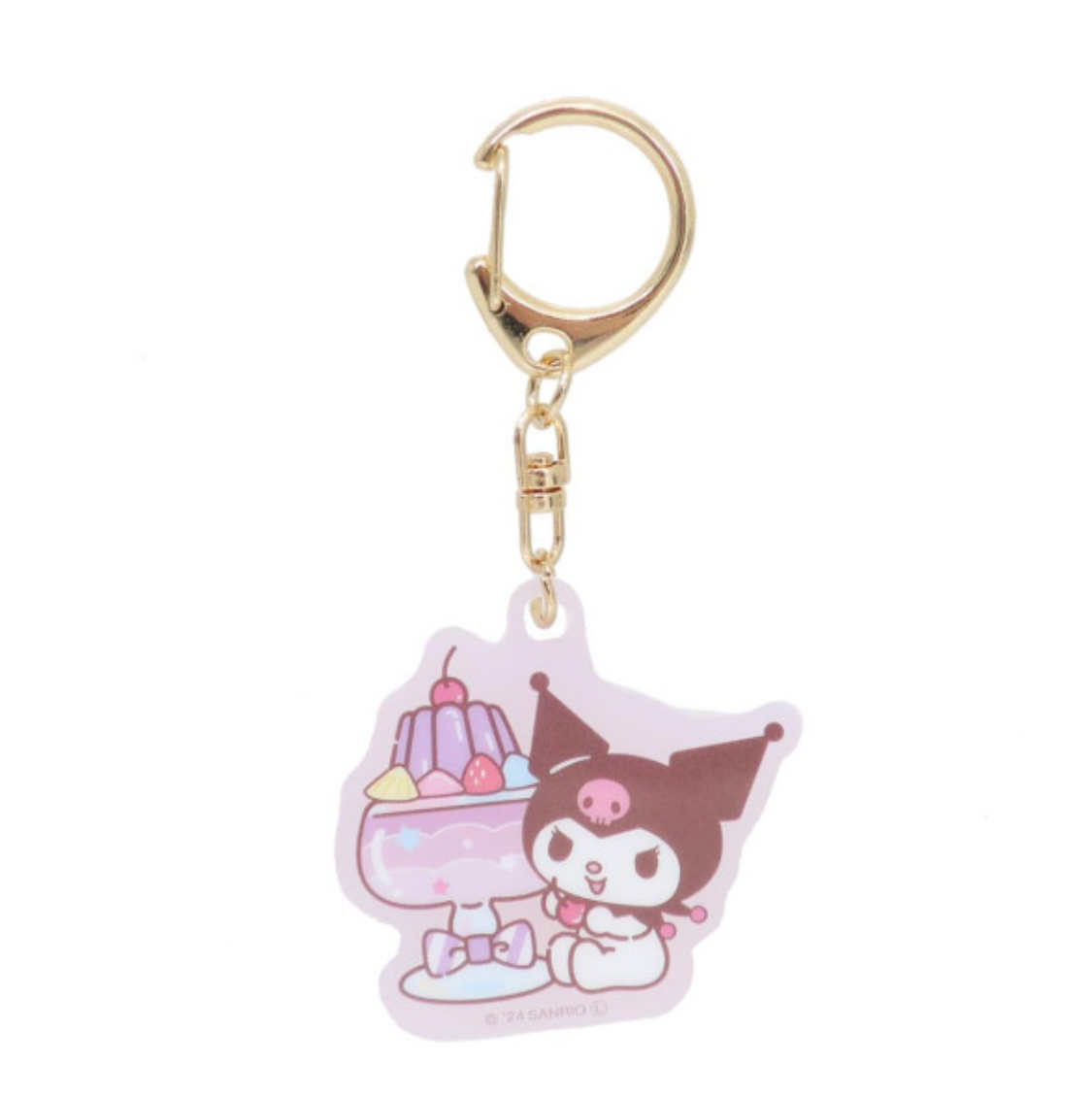 日本限定 sanrio 三麗鷗 kuromi 酷洛米 UV 變色鑰匙