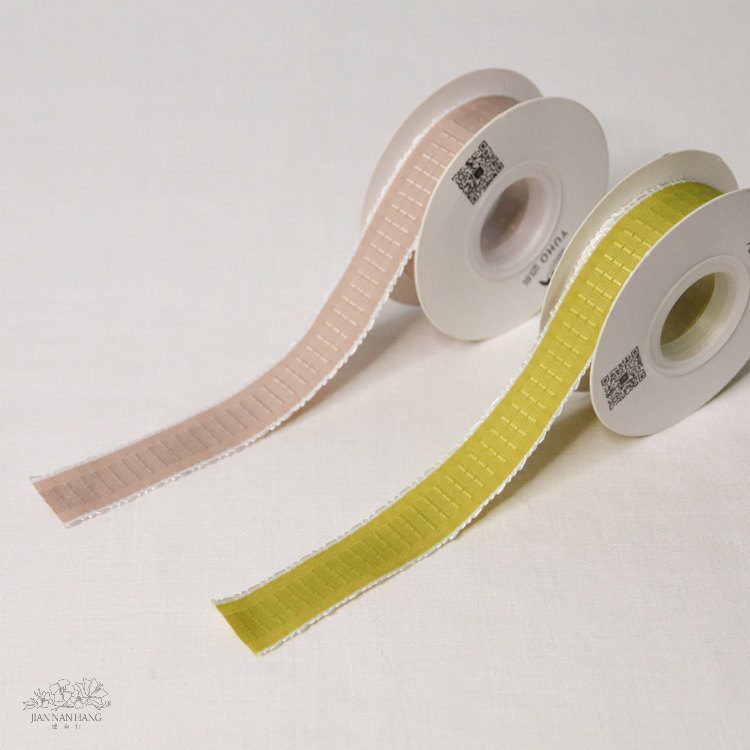 包裝 韓系多巴胺緞帶 白邊 2款 2.5CMx10碼