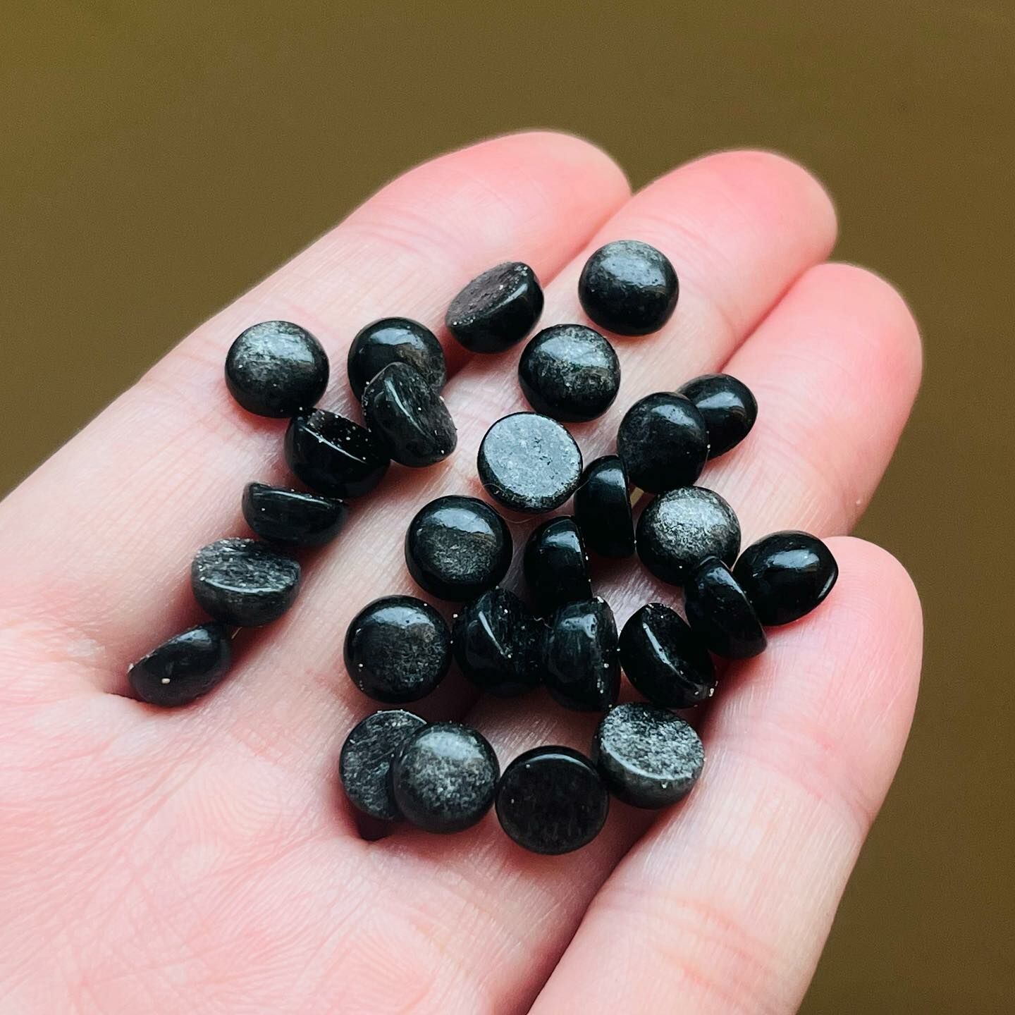 [原石] 銀曜石 水晶裸石