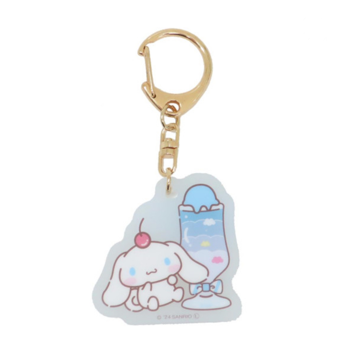 日本限定 sanrio 三麗鷗 大耳狗 UV變色壓克力鑰匙圈