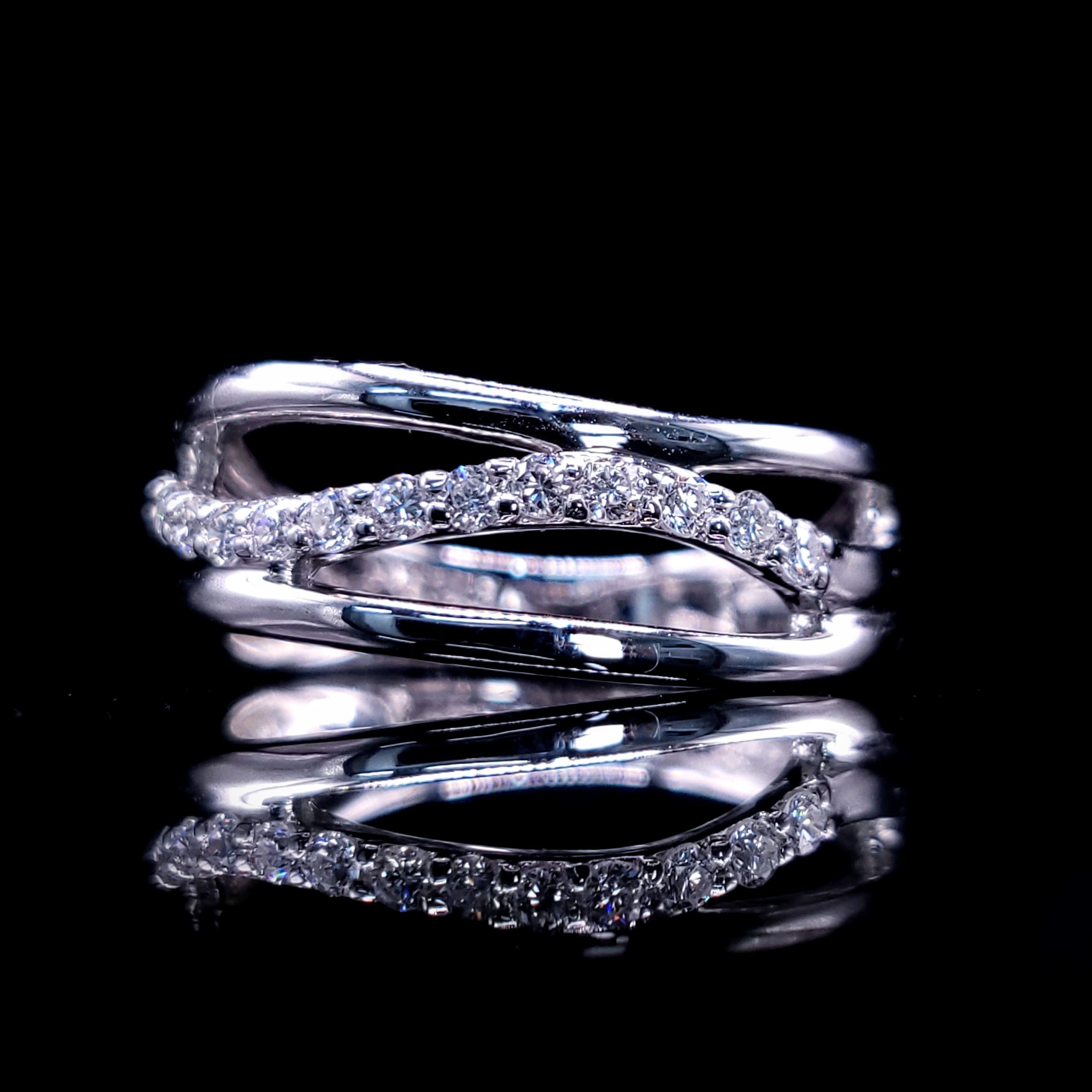 18K White Gold 0.21ct Diamond Ring