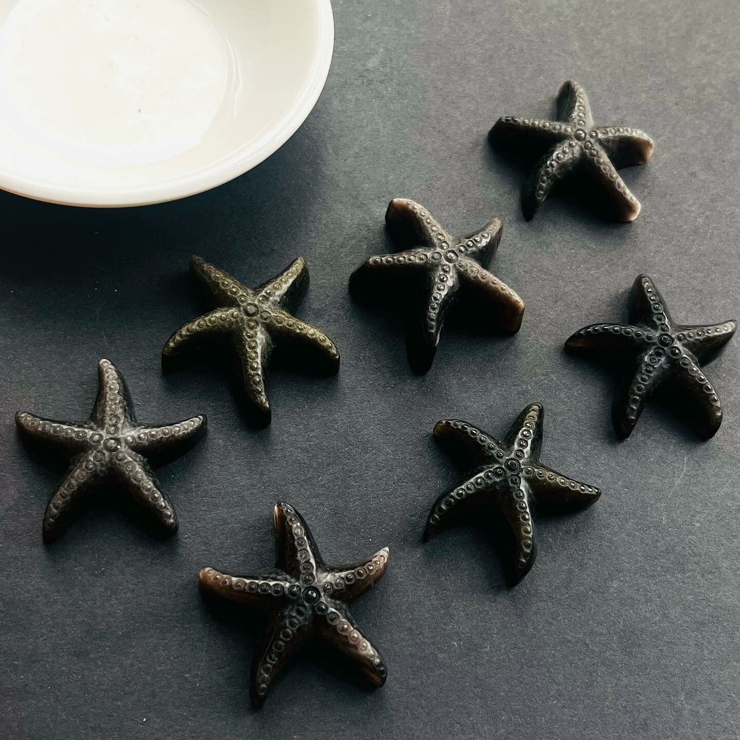 [原石] 銀曜石 海星