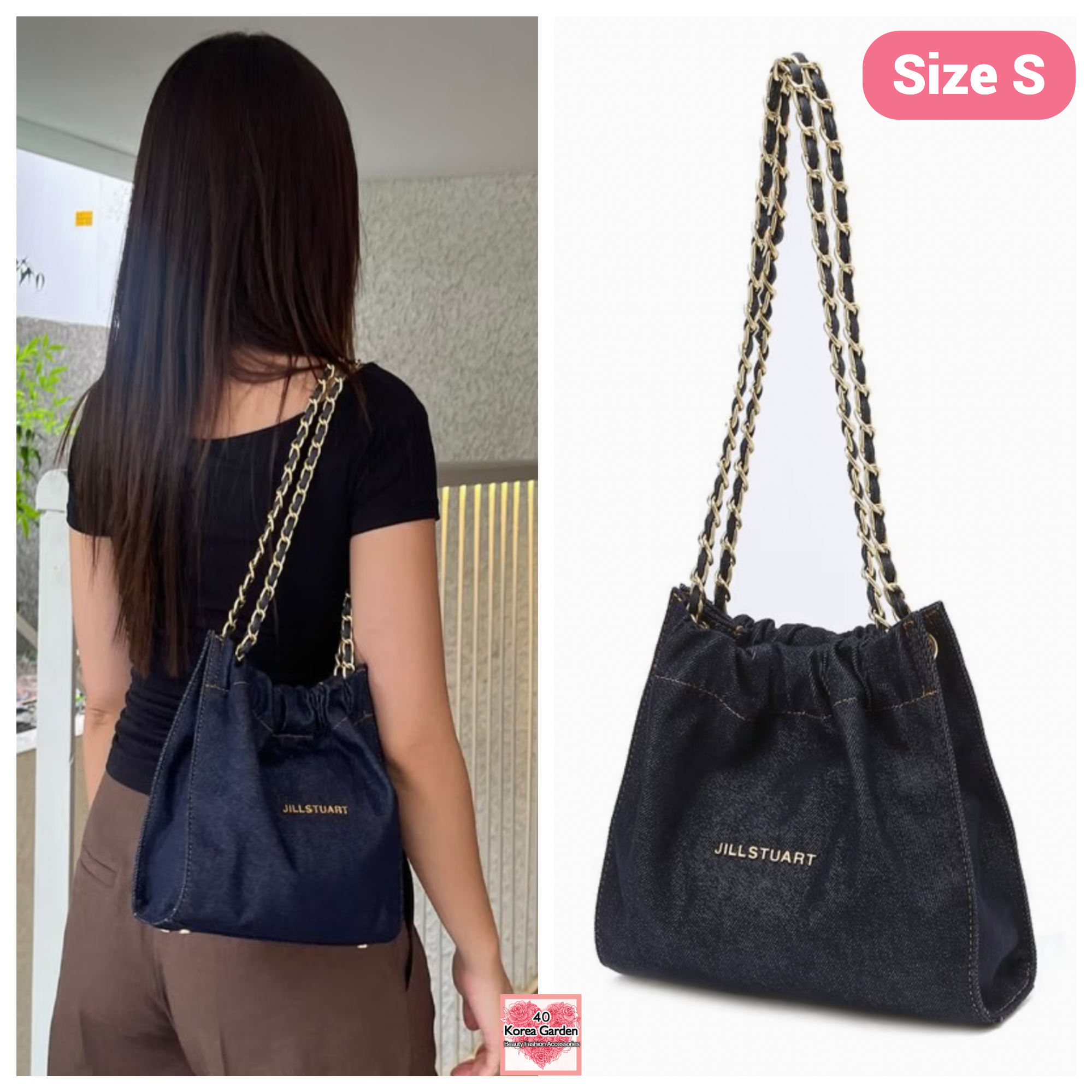 ショルダーバッグ・ポシェット JILLSTUART Coco Chain Dark denim mini cross and shoulder bag 210.jpg