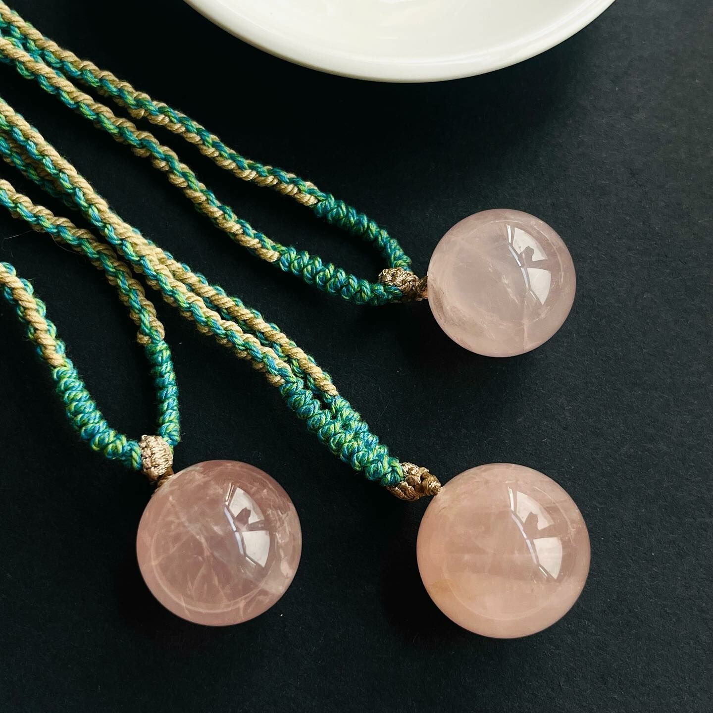 [原石] 粉晶 水晶項鍊