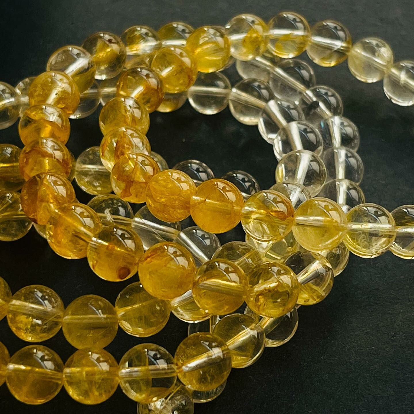 [原石] 黃金療癒者 /黃膠花 水晶手串