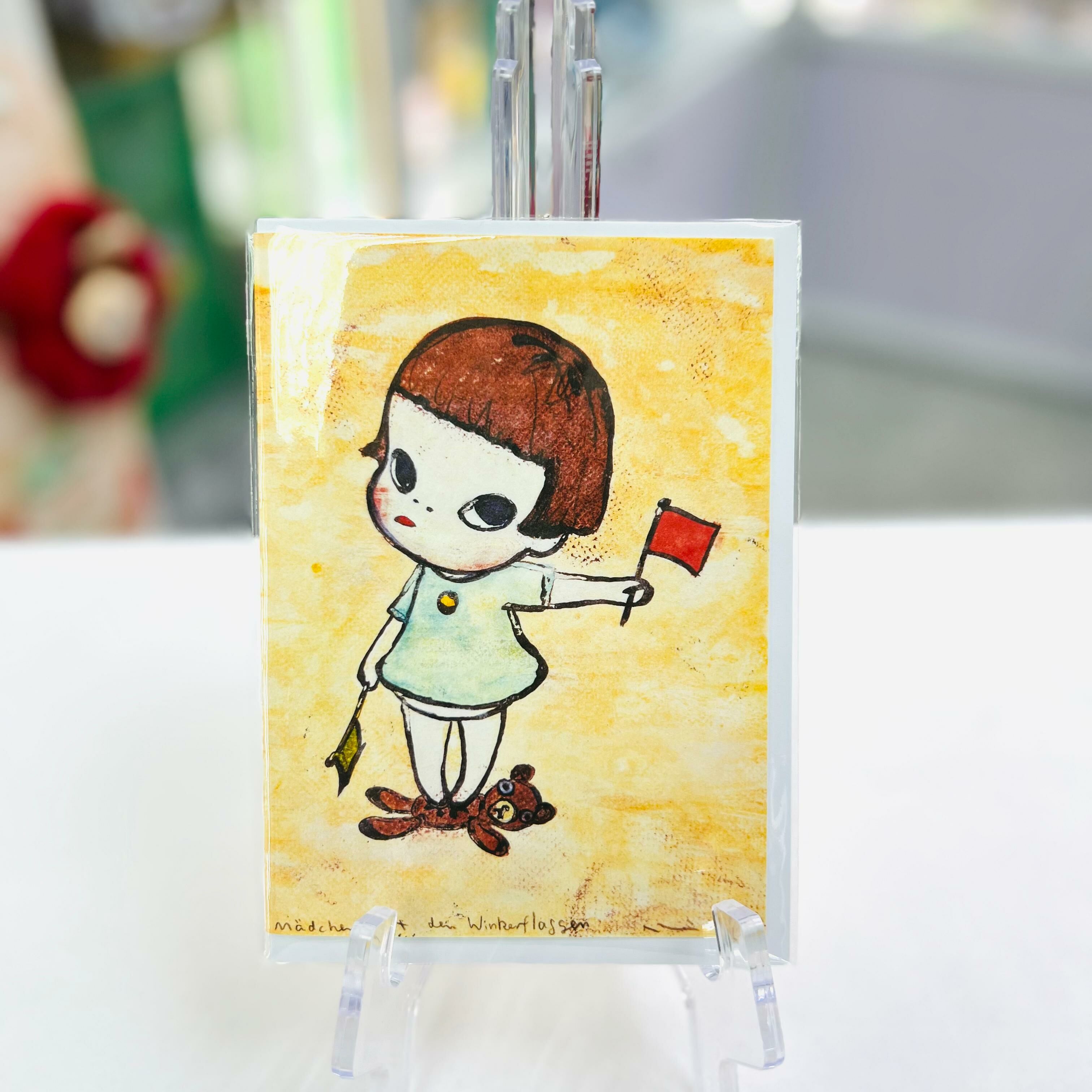 Yoshitomo Nara Post Card (Girl / Dog)