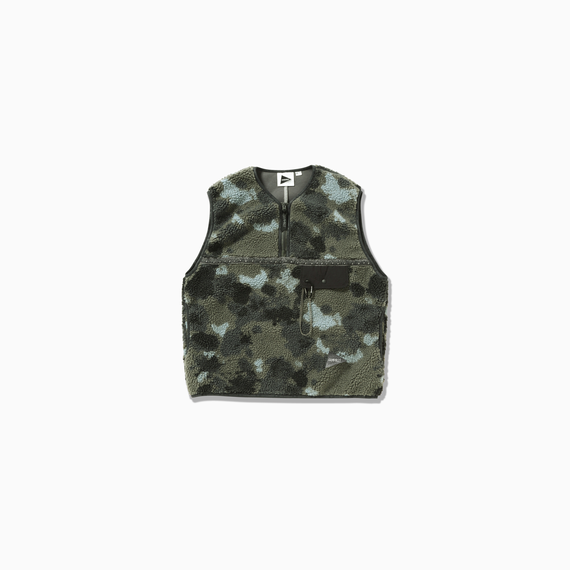 [GRAMICCI] X AND WANDER JQ TAPE FLEECE VEST 刷毛背心