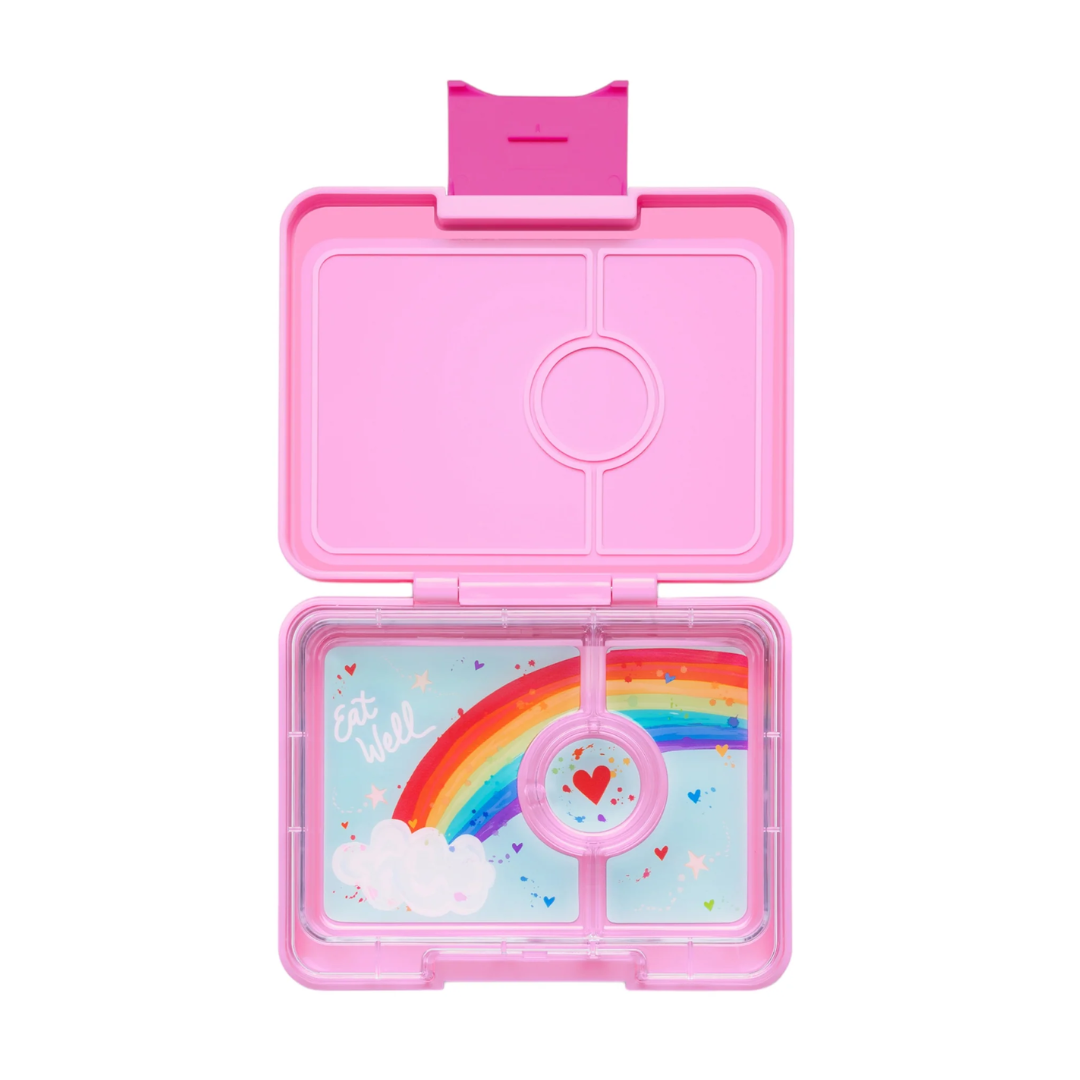 Yumbox Snack 午餐盒 (3格) -  Power Pink (Rainbow)