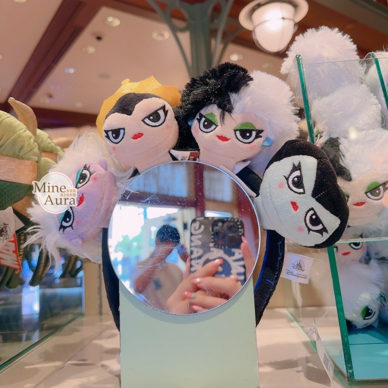 壞皇后 格綾希爾 Grimhilde 大頭 造型 絨毛 迷你公仔 娃娃 (搭配個人客製髮圈用) 白雪公主 Snow-white -香港迪士尼樂園