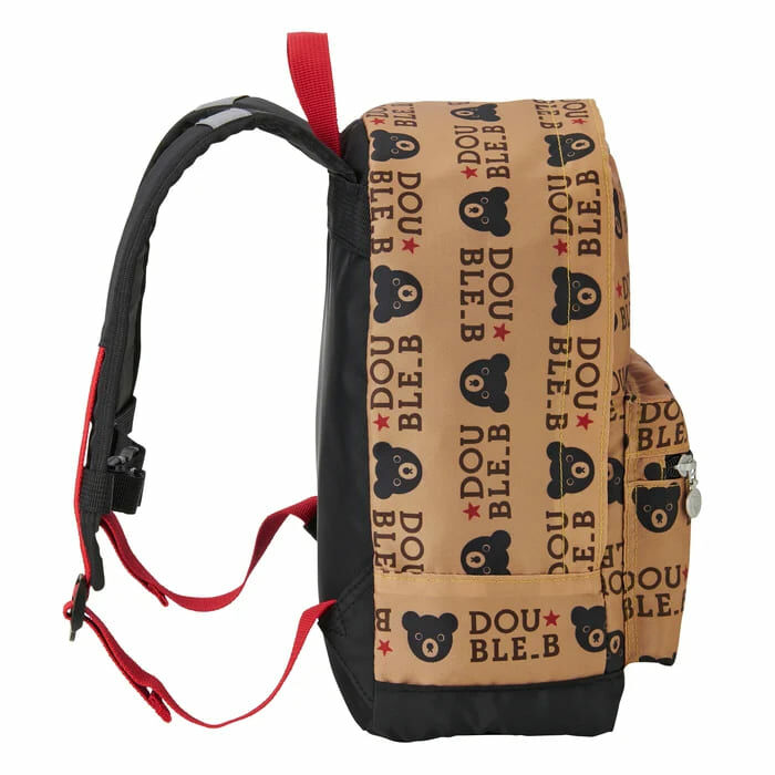 DOUBLE B All-Over Pattern Backpack BEIGE