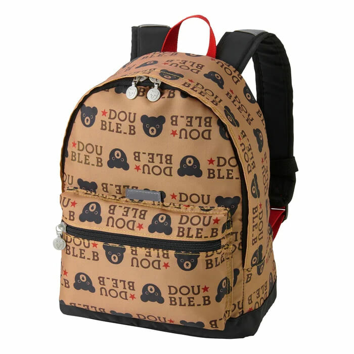 DOUBLE B All-Over Pattern Backpack BEIGE