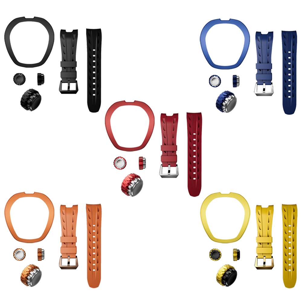 (預購)【Tsar Bomba 沙皇】 TB8213A 快拆騎士系列 一錶多戴 自由配件 多色互換手錶配件 氟膠板套裝