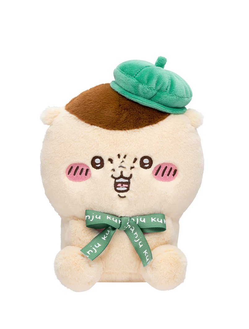 日本限定 chiikawa 吉伊卡哇 貝雷帽系列 栗子饅頭 東京紀念品坐毛絨玩具