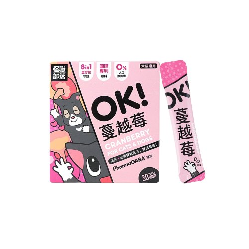 怪獸部落 OK! 蔓越莓 犬貓用 1.5g x 30包