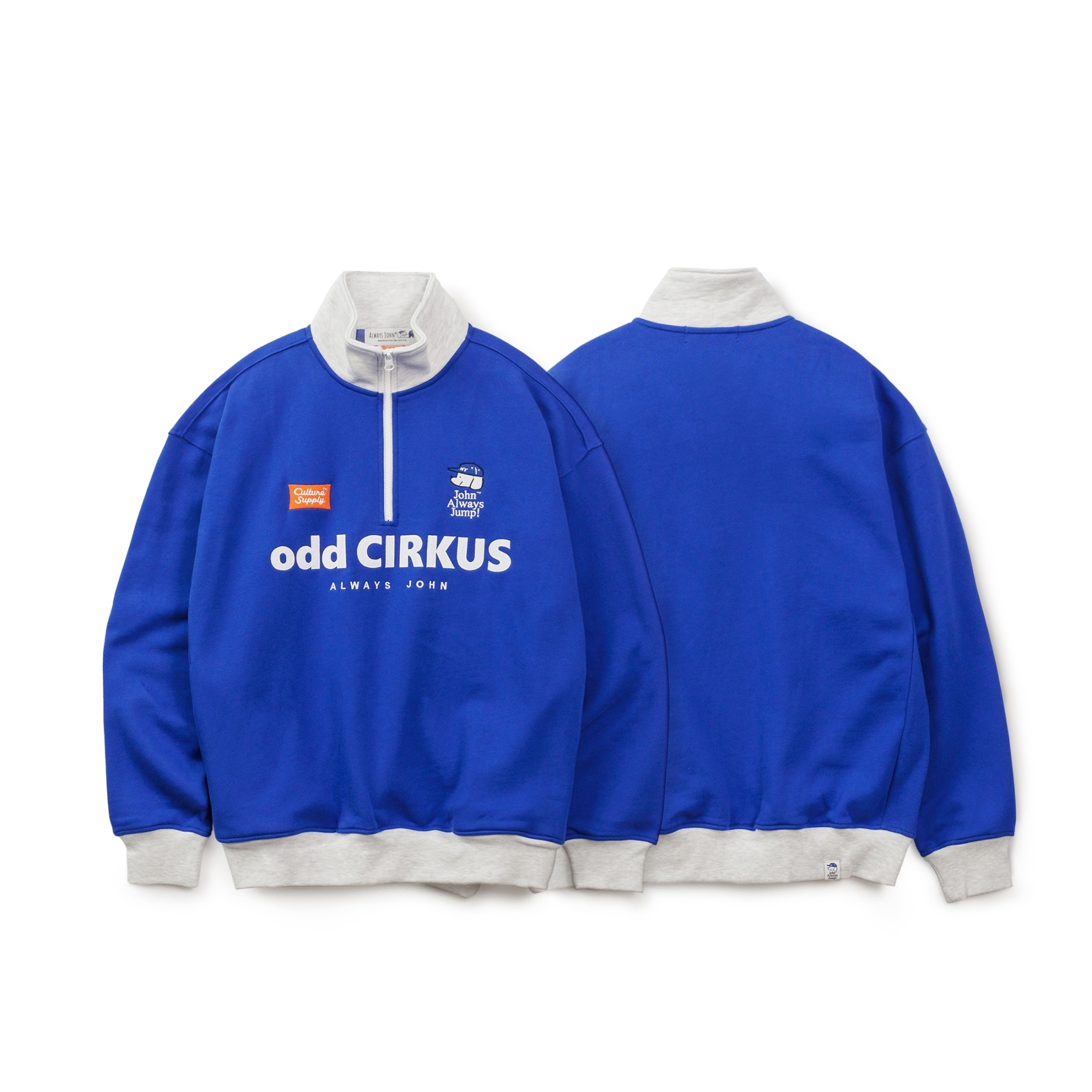 Filter017 odd X JOHN半高領拉鍊運動衫