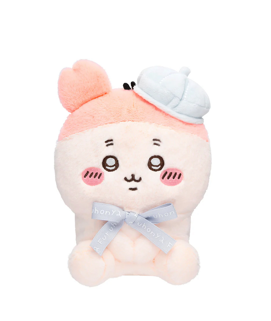 日本限定 chiikawa 吉伊卡哇 貝雷帽系列 螃蟹 東京紀念品坐毛絨玩具