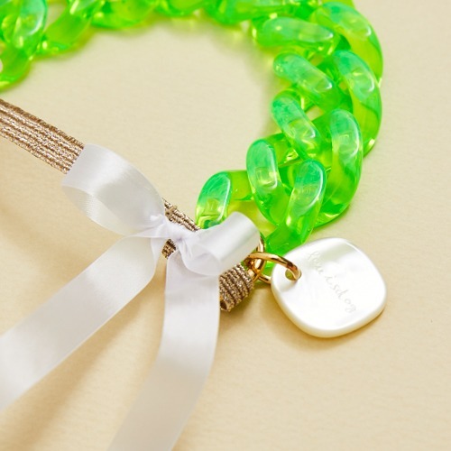 Louisdog 霓虹鎖鏈項鍊