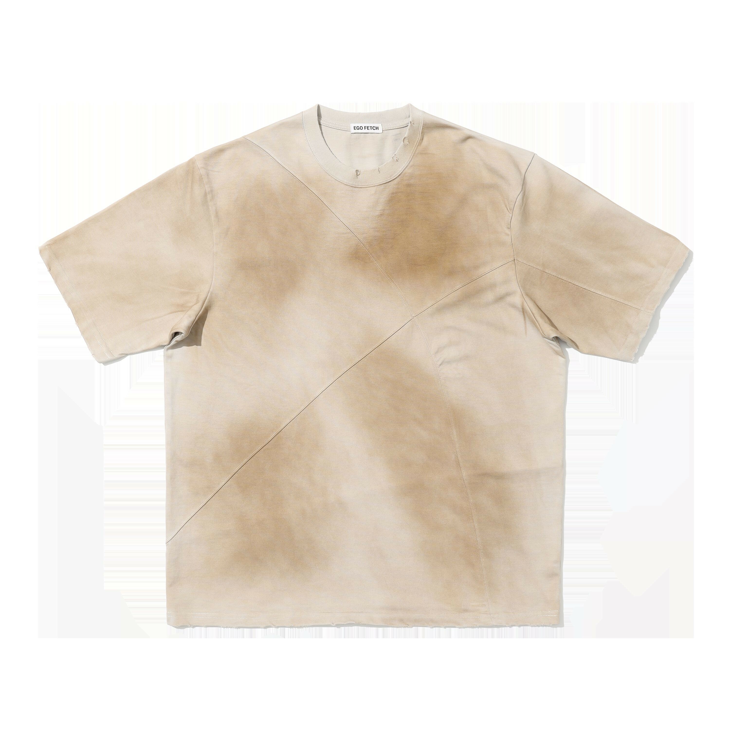 【Focus Store】現貨秒發 EGO FETCH Smudge T-shirt 沙色 仿泥染水洗短袖 EGO24SSTTE066