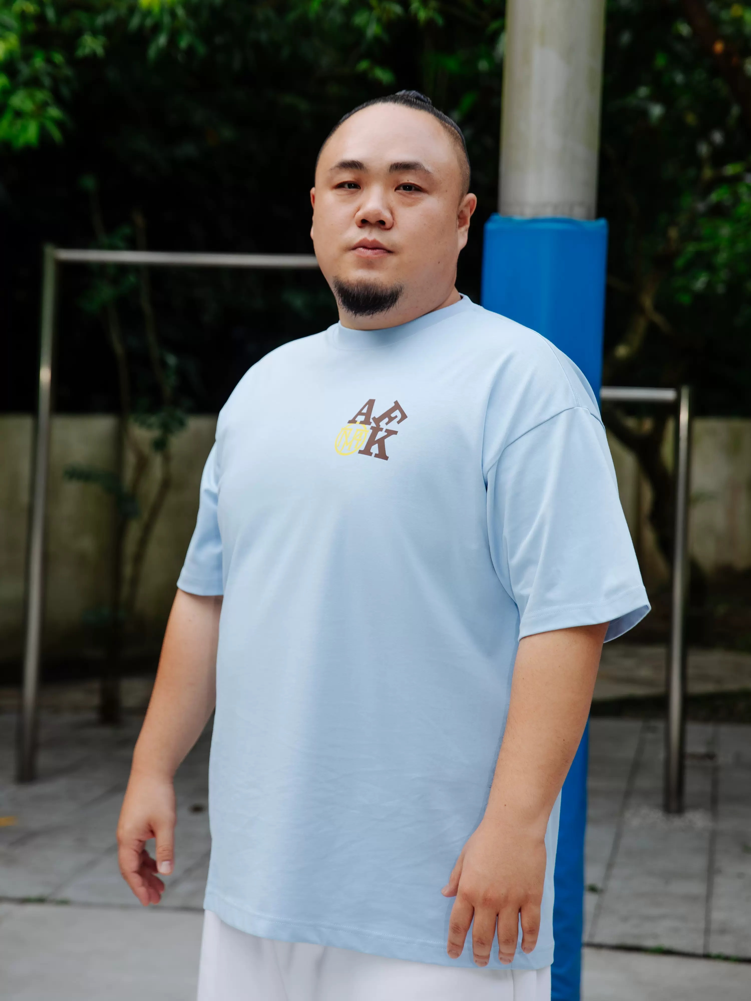 AFGK x MJFRESH Naughty Kids Joint American Ribbon Printed Logo Short Sleeves T A FEW GOOD KIDS