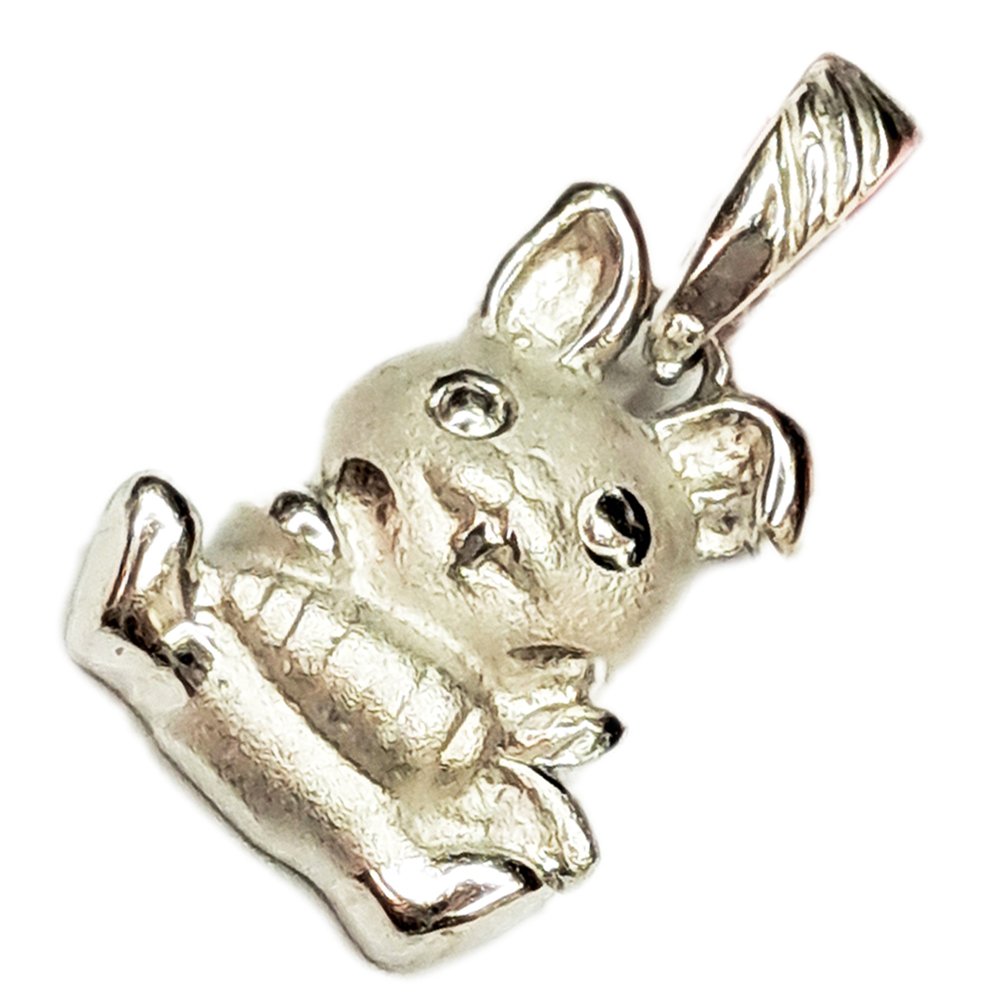 蘿菠小兔銀飾墜【十方】151005