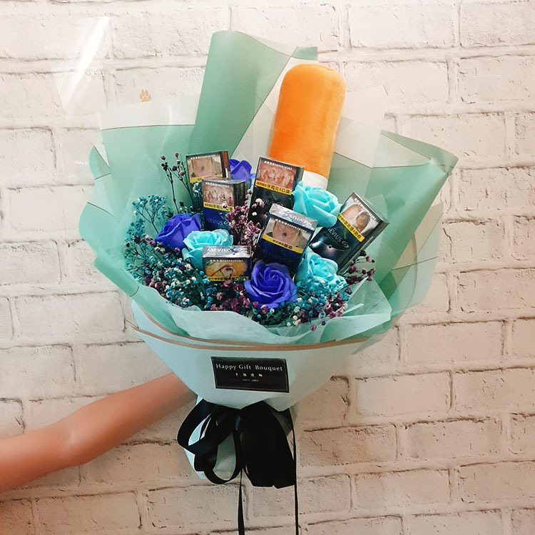 香煙娃娃香煙花束,cigaratte-bouquet