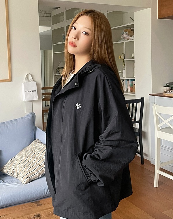 預訂｜MUAHMUAH LOGO PLACKET WINDBREAKER JACKET