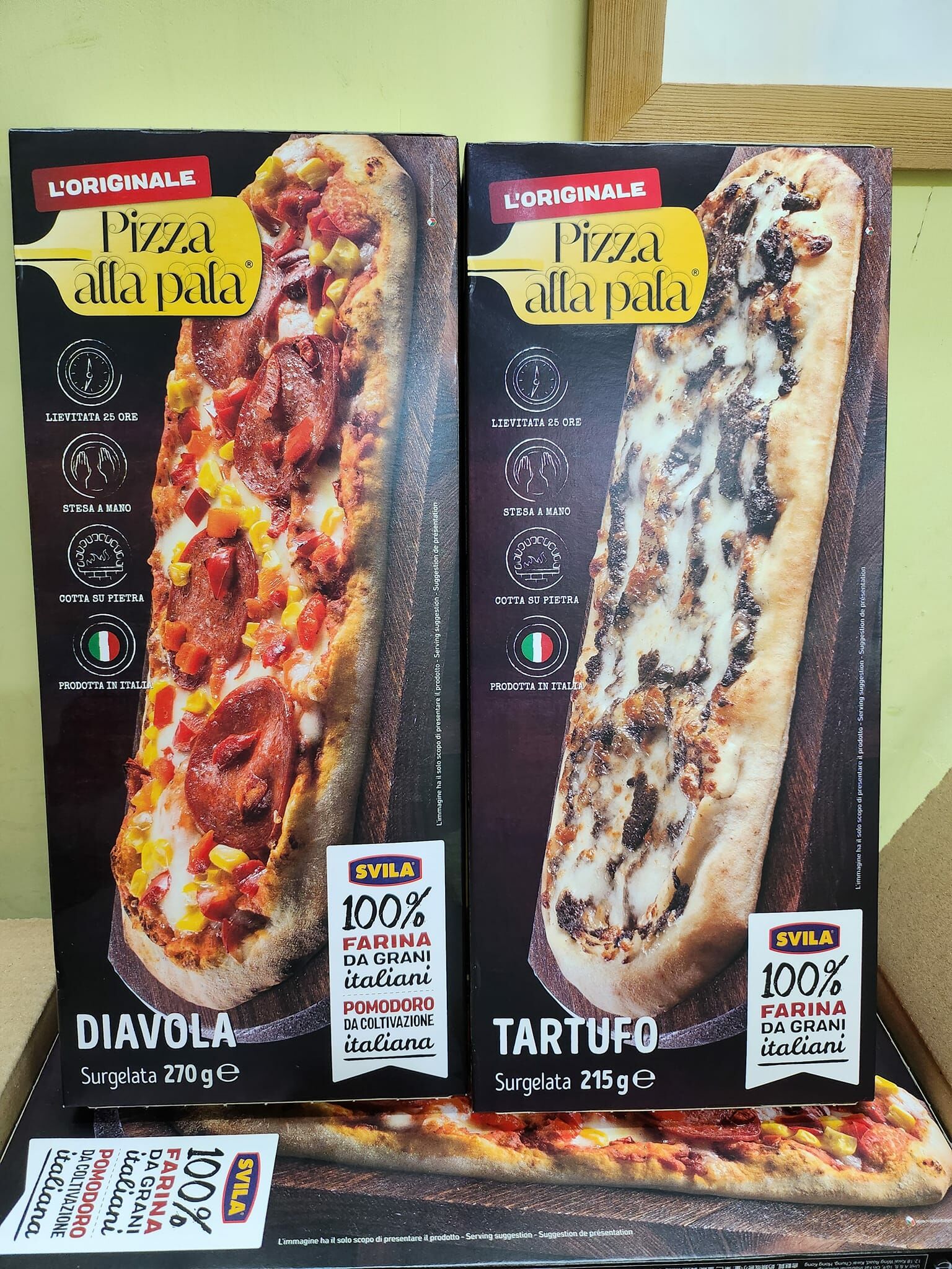 12月優惠-正宗意大利大師手製長Pizza(芝士黑松露/辣肉腸)