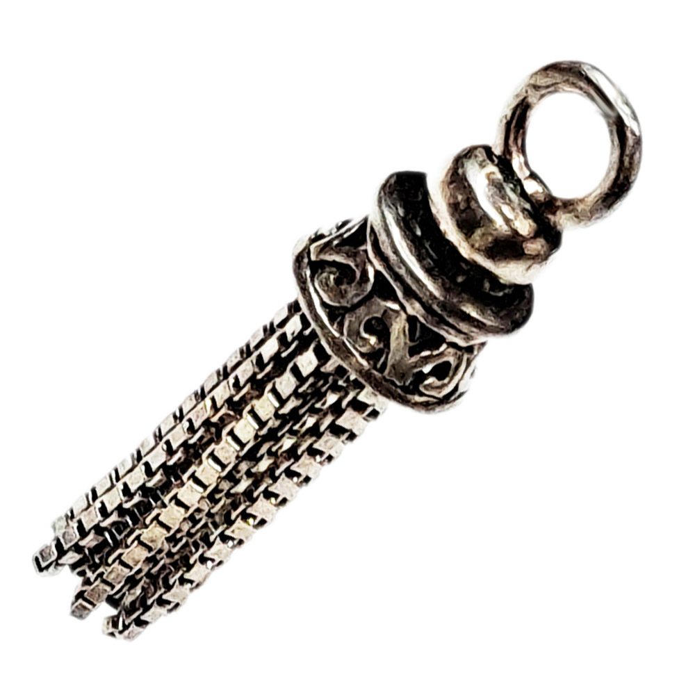 流蘇 DIY配件925純銀 2.4公分 流蘇1.3公分【十方】143744