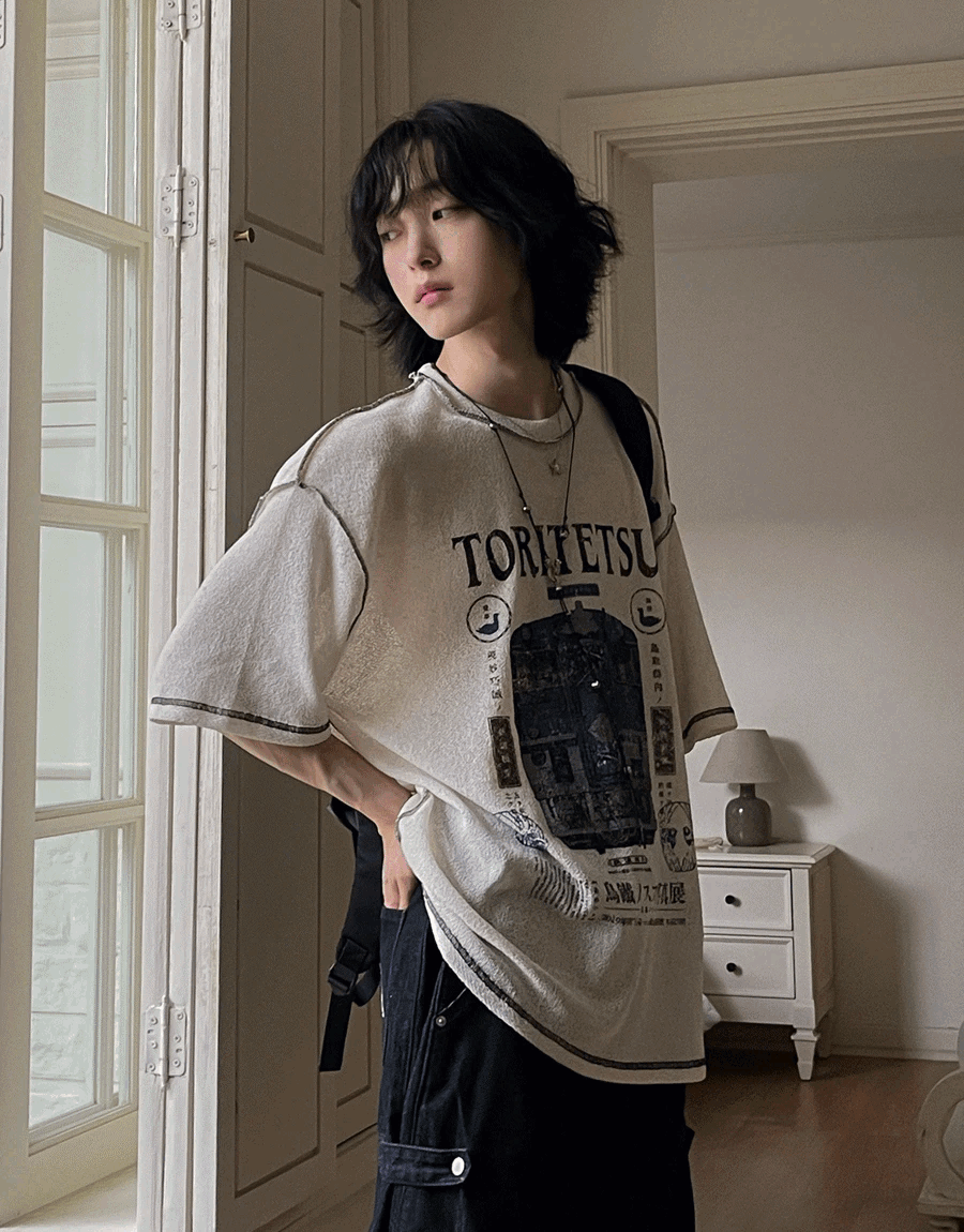 軌道電車短袖T恤