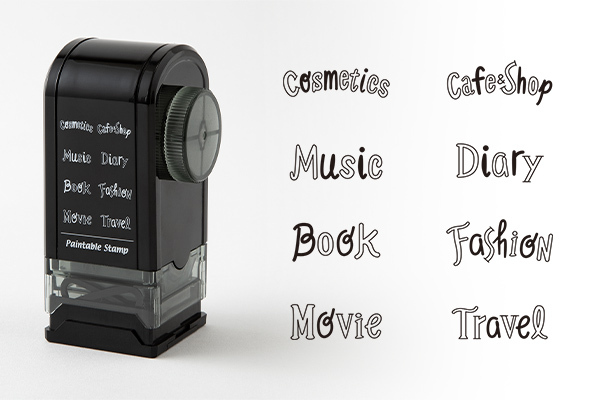 標題 迴轉印章 連續印章 附印台｜日本MIDORI