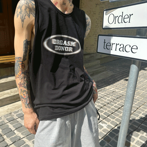 全息投影肩部肌肉寬鬆背心